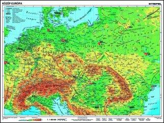 közép európa domborzati térkép KELET TANÉRT KFT közép európa domborzati térkép