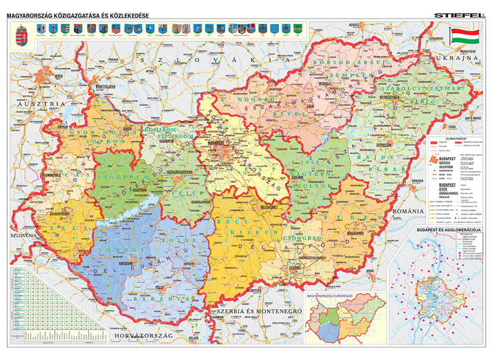 ország térkép magyarország Kelet Magyarorszag Terkep Europa Terkep ország térkép magyarország